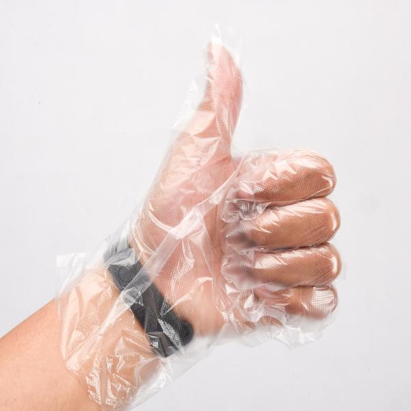 Waterproof Disposable Plastic Gloves For Kitchen Baking Customized Size 70-100g