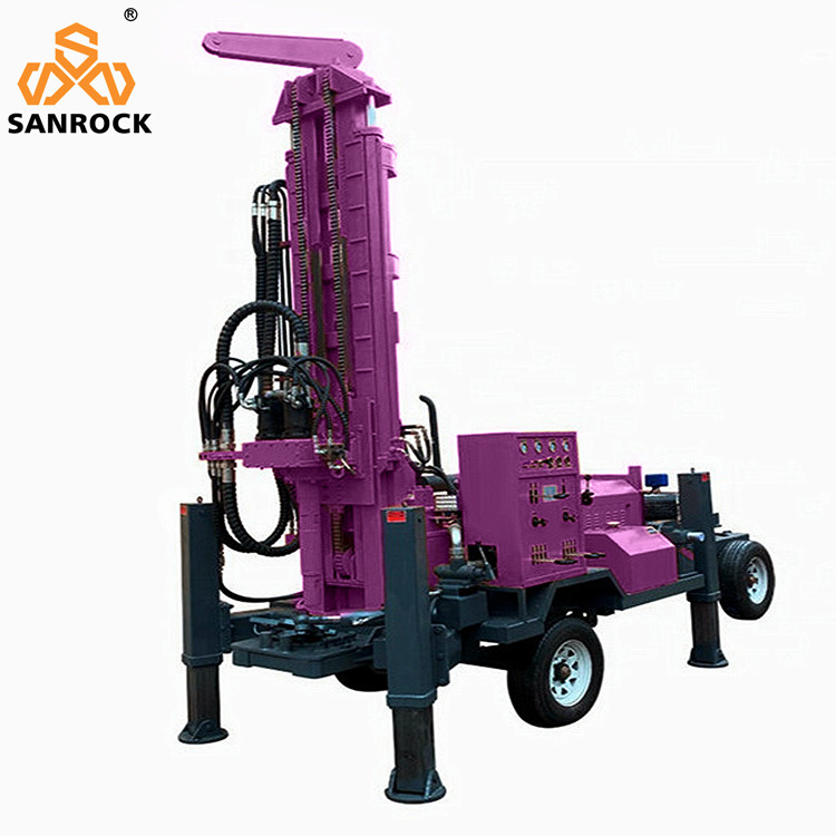 200m Deep Well Drilling Machine Full Hydraulic Water Well Drilling Rig