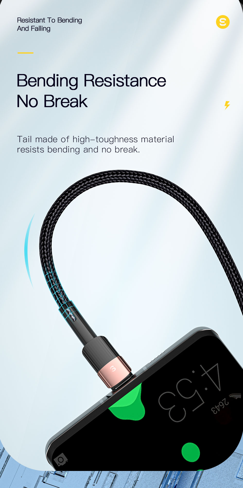 6A USB C to C Charging Cable 100W 0.5M 1M 2M 3M Type C USB Cable