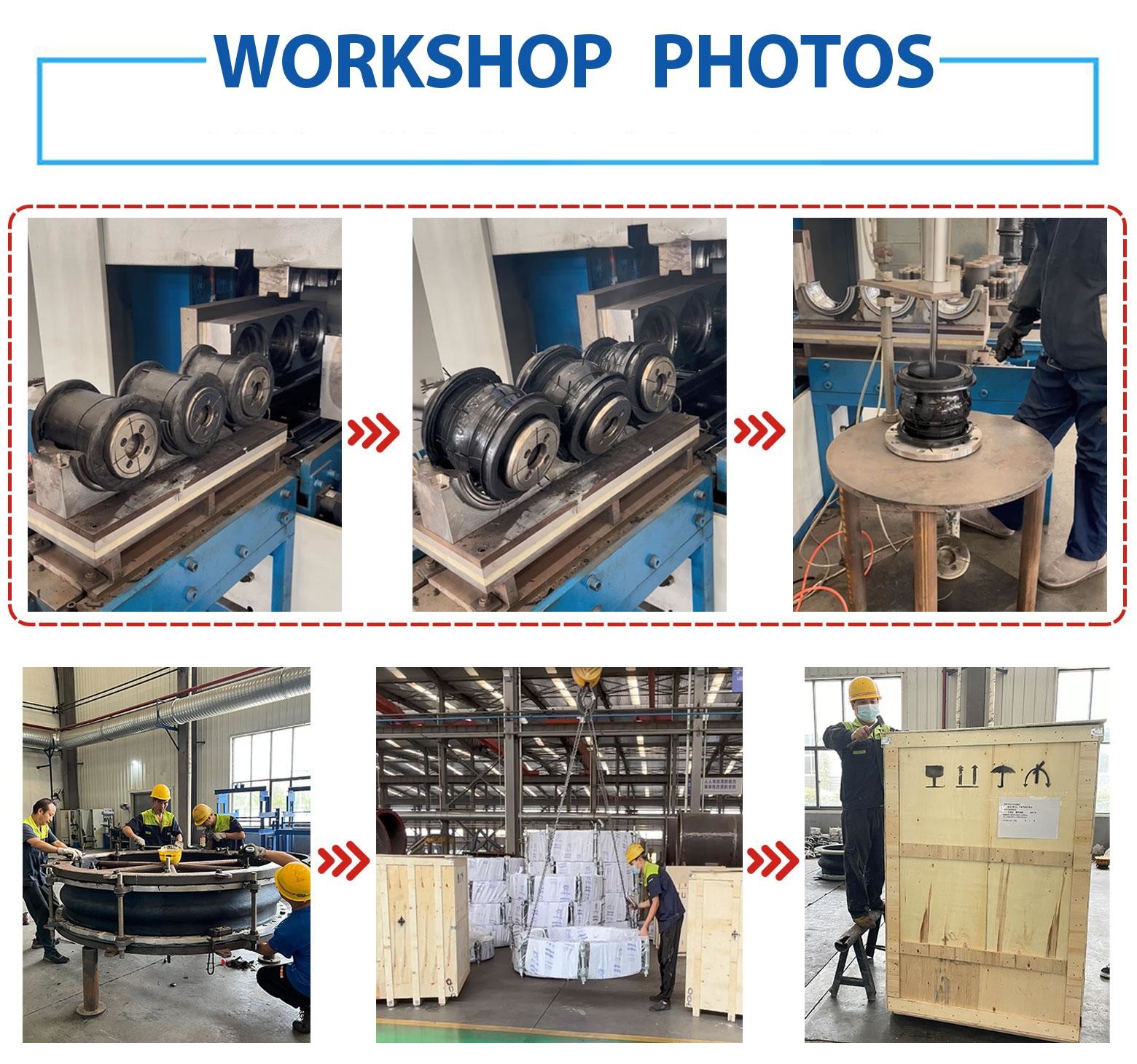 Drawing Offer Double Sphere Flexible Rubber Joint With Noise Reduction And Customization