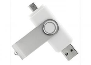  4 MB ~ 15 MB / S USB OTG Drive Dual Type Stick PVC / Metal Material For Android Cellphone Manufactures