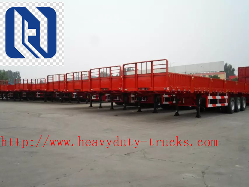 3 axleLorry Semi Trailer Trucks 28T van cargo truck semi trailer