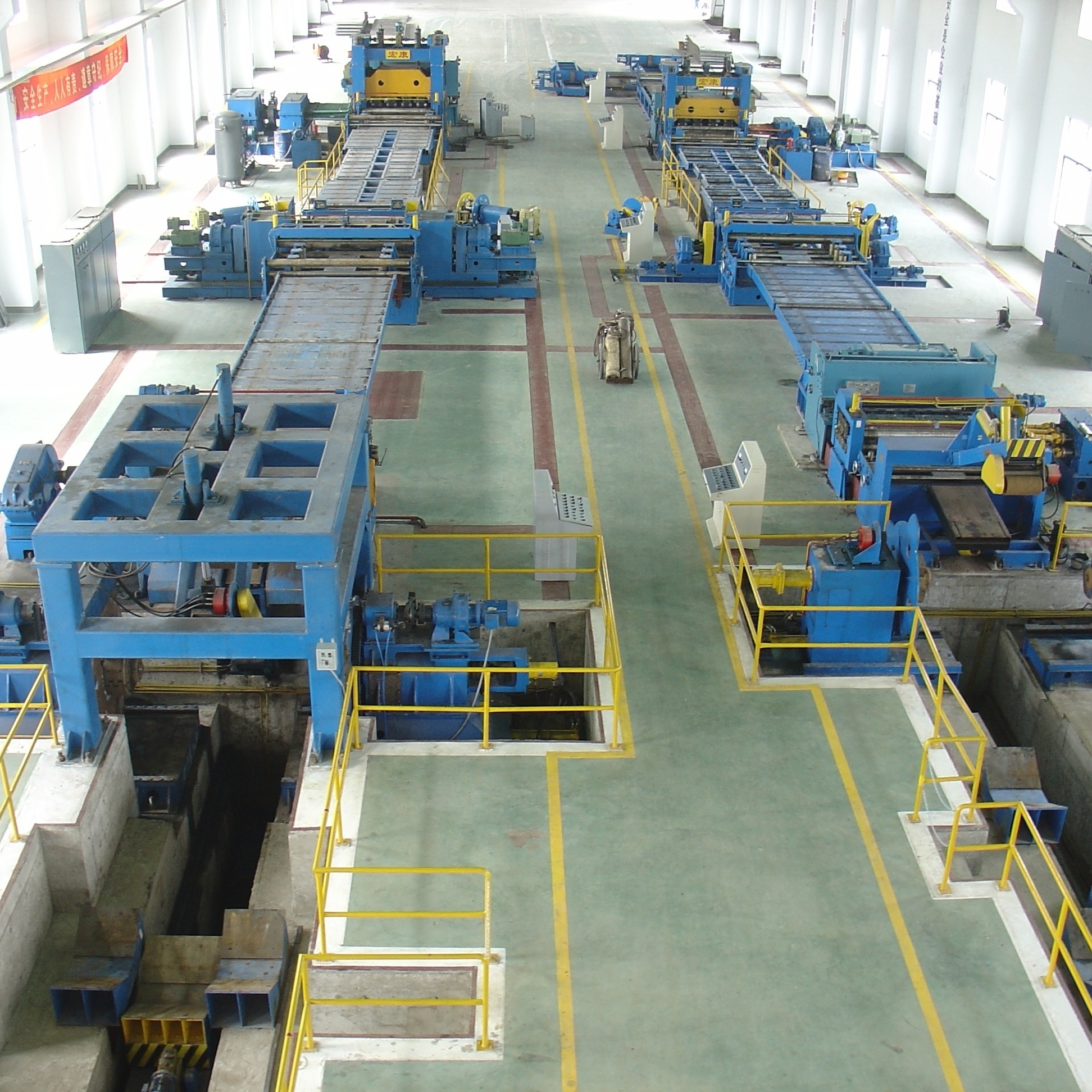 Pump Powered Cut To Length Line Straightened And Leveled For Smooth Sheet Metal Products
