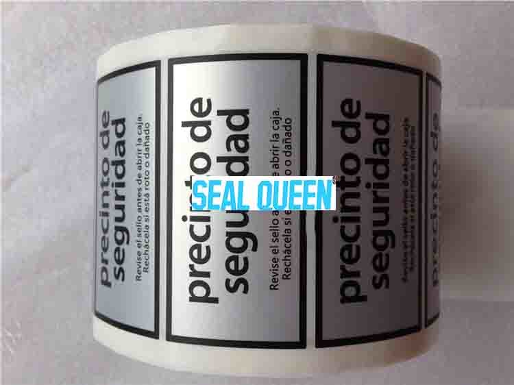 Custom logo Security Void Sticker Label Tamper Proof Sticker For Manifold Control