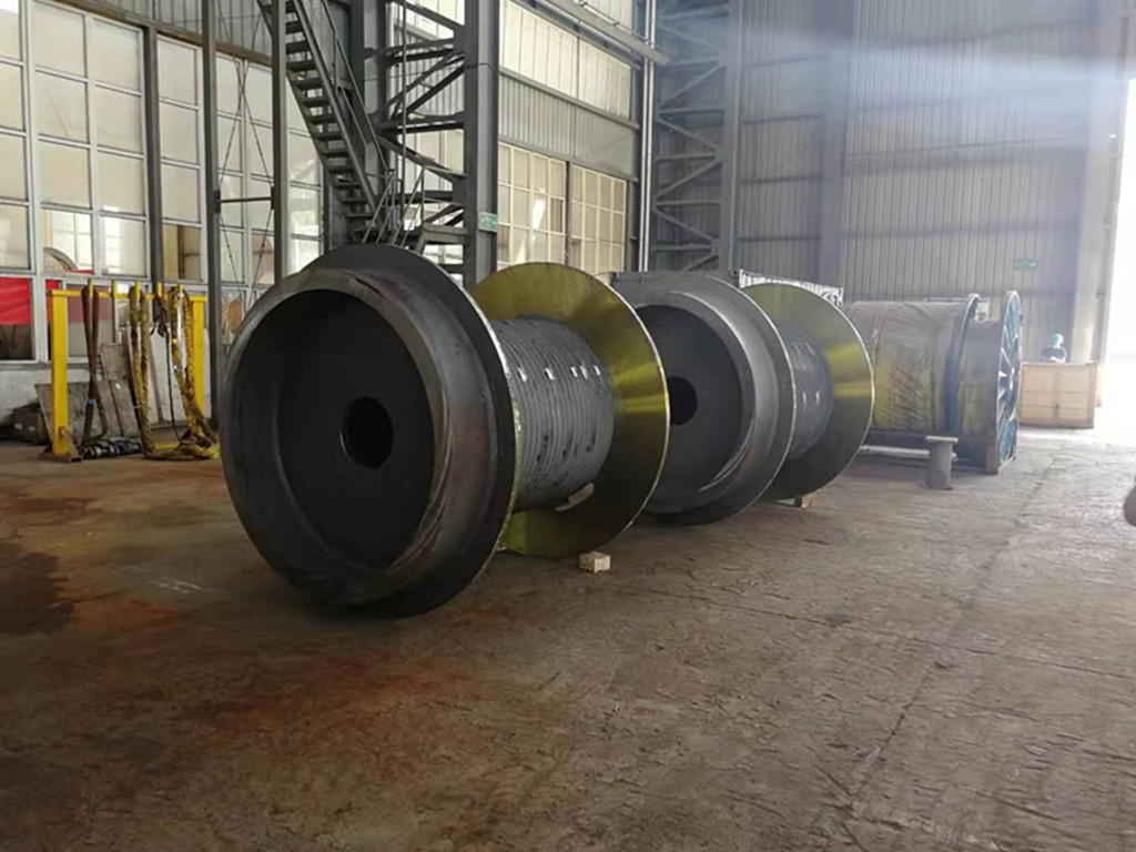 Steel Q355D Cold-resistant Material Cable Winding Drum Main Components Of Tower Crane Main Components Of Tower Crane