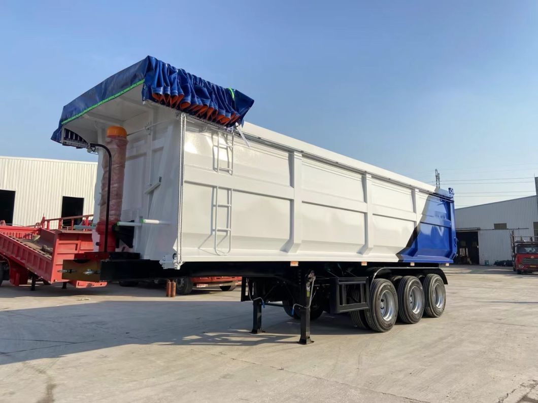 Best Price High Quality U Shape Hydraulic Cylinder Rear Dump Trailer