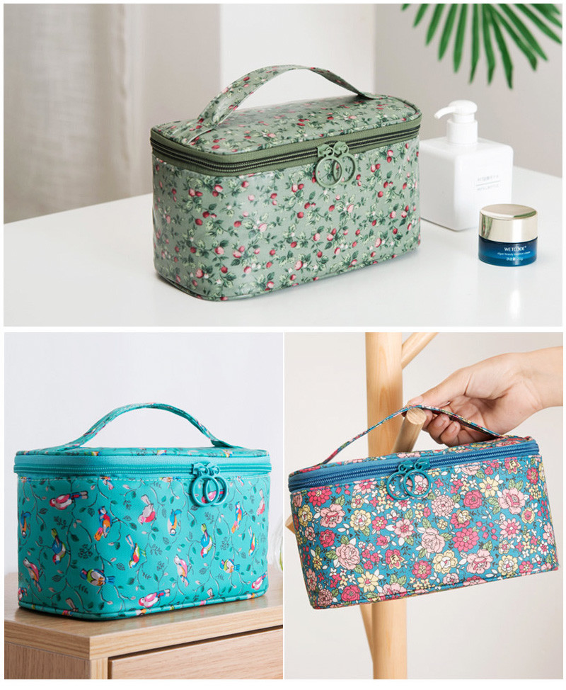 Bulk Large Waterproof Oxford OEM Cosmetic Bag With Logo Custom