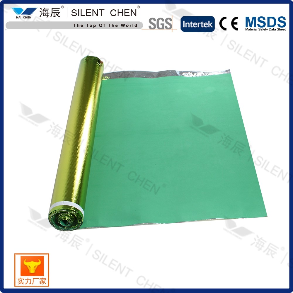 Friendly Green Moisture Proofing Laminate Floor Underlay With PE Film