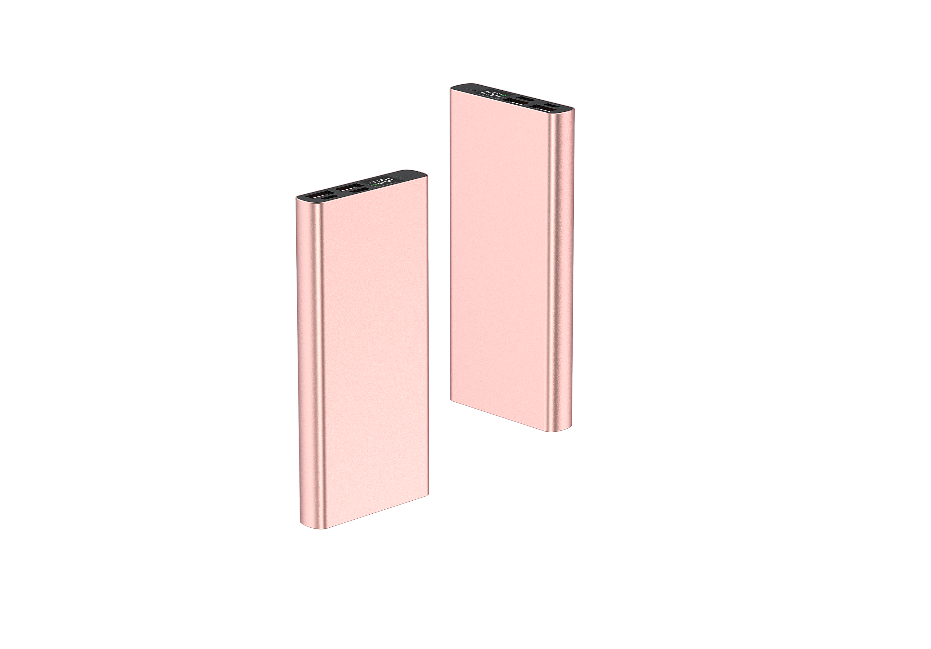 Quick Charge 3.0 22.5W 10000mAh/20000mAh Metal Power Bank for Mobile Devices Charging