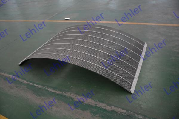 Stainless Steel Wedge Wire Screen Panels Curved Screen High Capacity /