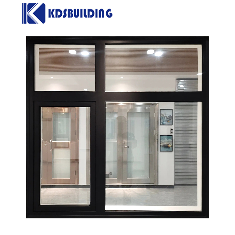 Security Exterior Steel Fire Door With Window Front Main Door For Home