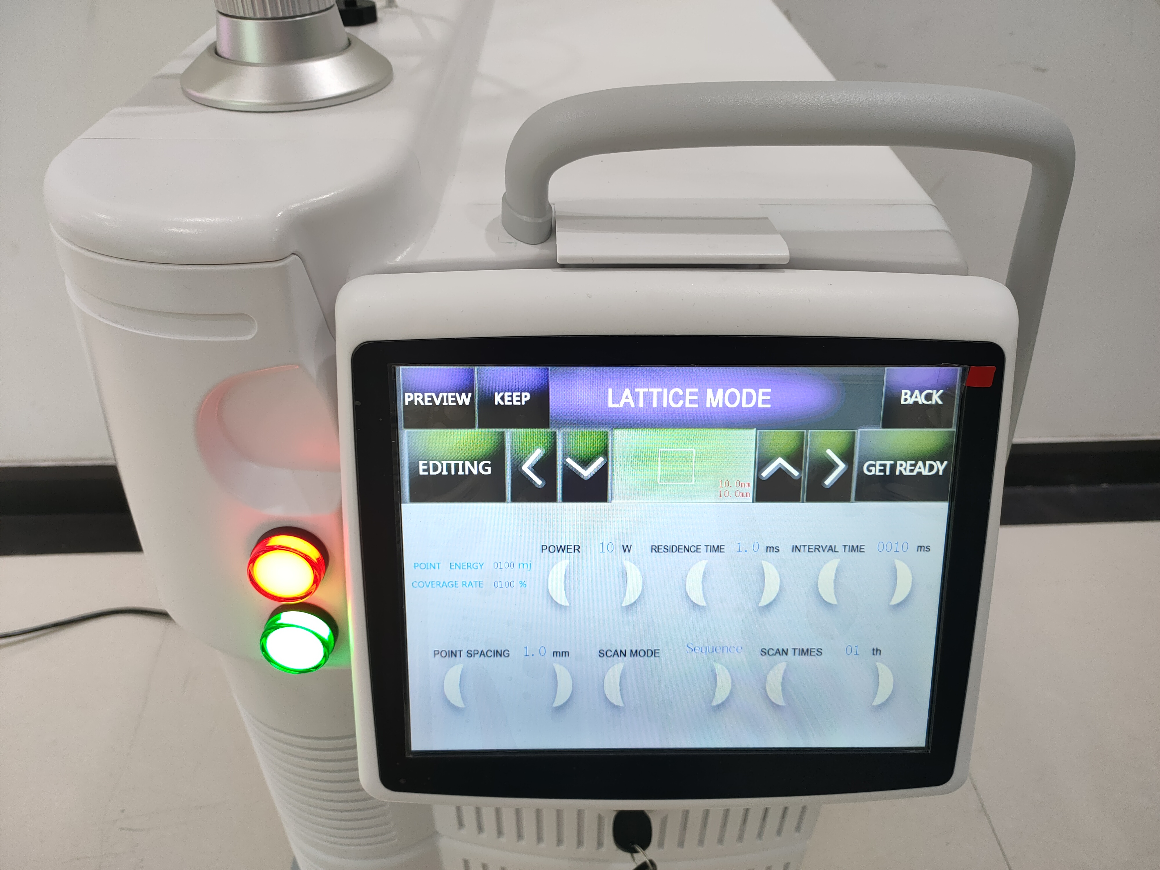 1060nm Fractional CO2 laser Machine Portable CO2 Laser Skin Resurfacing Machine 4000w