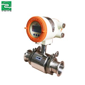 LCD display clamped/sanitary electromagnetic flow meter data logger