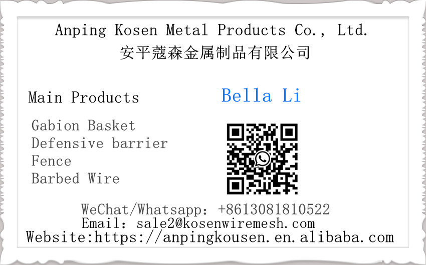 Steel Woven Gabion Baskets For Retaining Wall And River Construction