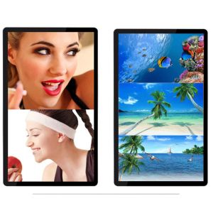 Multi Language Wall Mounted Advertising Display , LCD Wall Mounted Digital