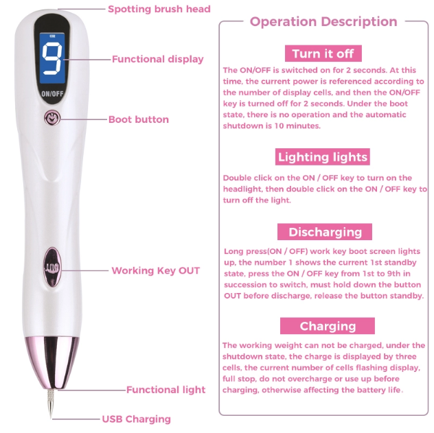 Beauty Freckle Mole Removal Pen Sweep Spot Freckle Spot Tattoo Removal Pen