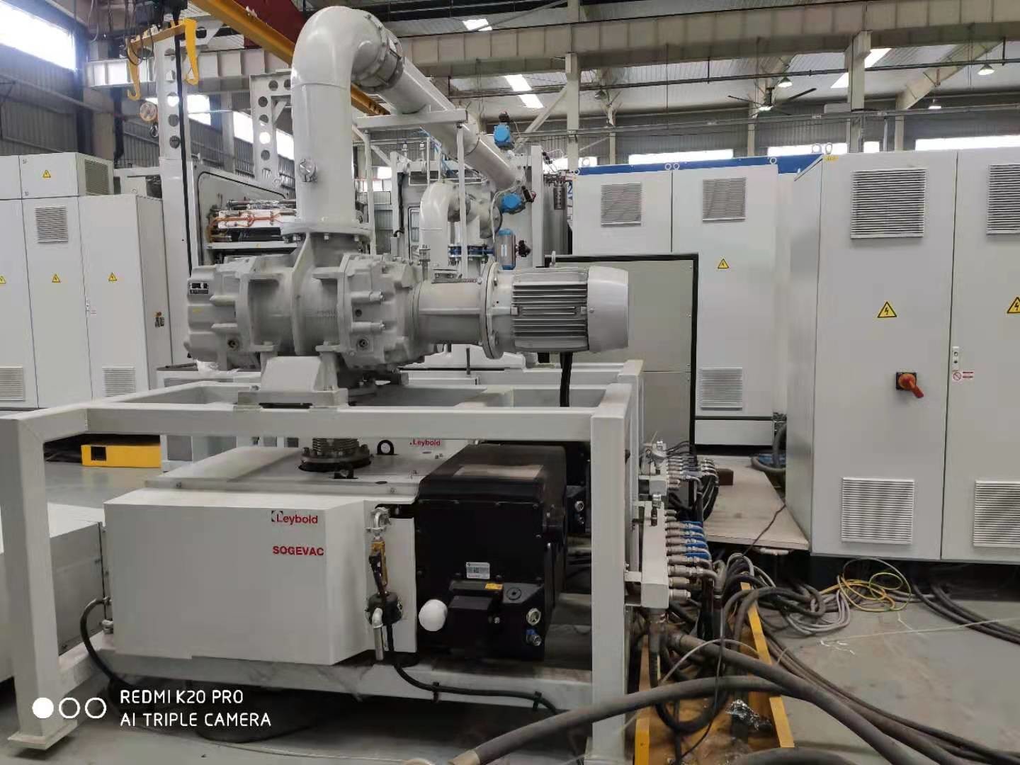 PET 4000mm 8 Micron 350KVA Vacuum Metalizing Machine