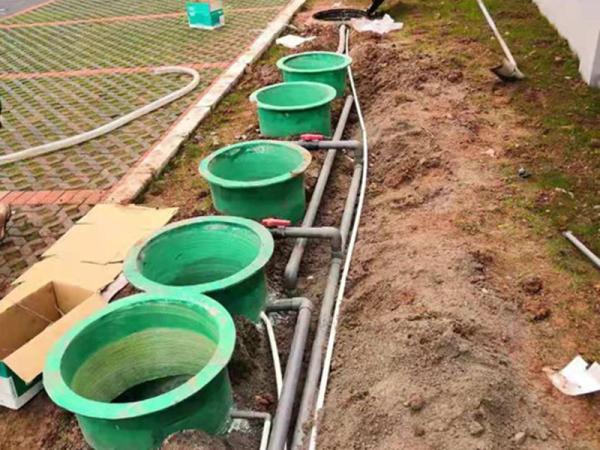Multi Purpose Horizontal FRP GRP Integrated Sewage Treatment Equipment Corrosion