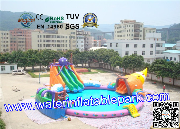 20m Diameter Summer Fun Outdoor Inflatable Water Sport Game by 0.55mm PVC Tarpaulin