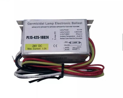 24V DC Electronic UVC Lamp Ballast Sterilizer 18w 4 Pin For T5