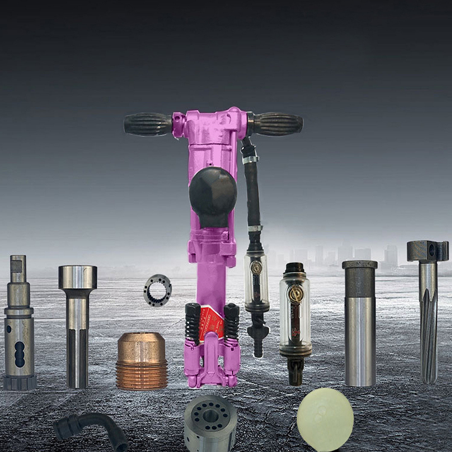 22J Impact Energy Hand Held Jack Hammer for Small Rock Drilling Rig Machine