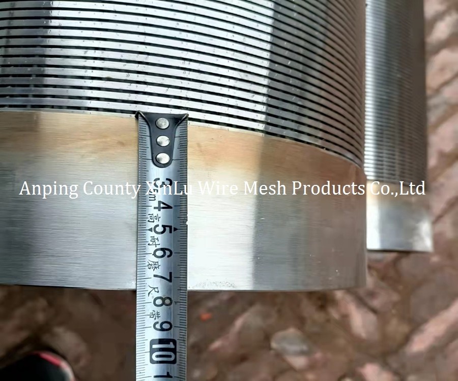 Strength 316L Stainless Steel wedge wire screen pipe Tube Male/Female Thread Connection
