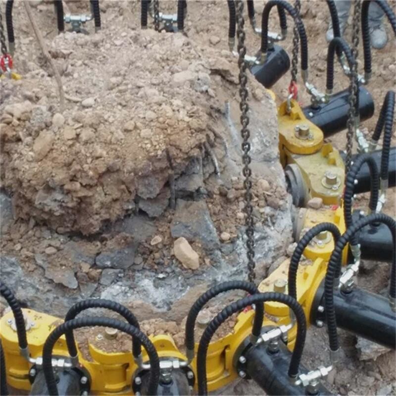 Assembly Simple Hydraulic Concrete Breaker Jack Hammmer Drill Electric Concrete Pile Cutter Breaker