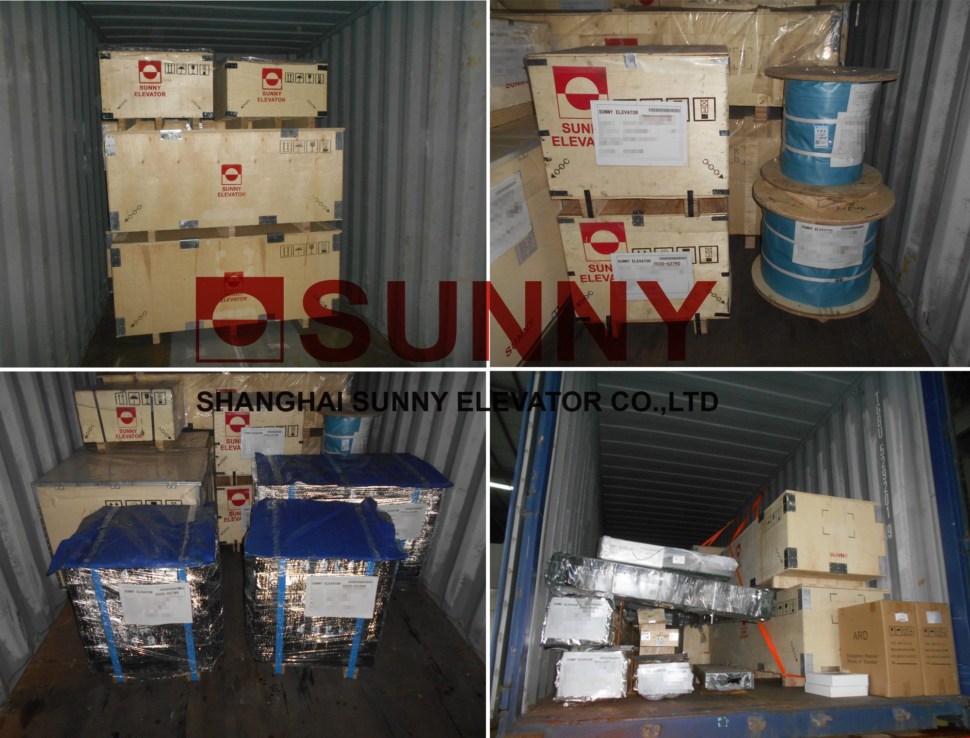 0.25M/S 10000kg Industrial Hydraulic Freight Goods Lift Elevator