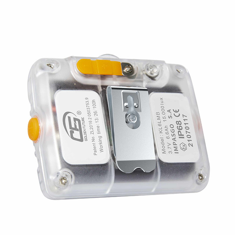 KL6LMB Cordless LED Mining Cap Lamp Underground Miner Light With OLED Display