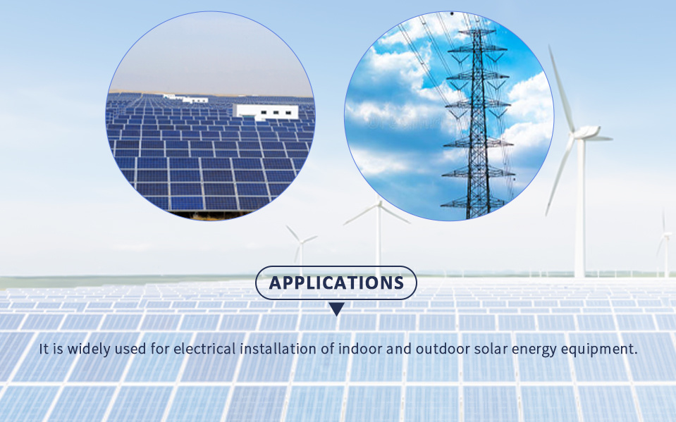 Good Quality Solar Connector DC Photovoltaic PV Cable for Energy Storage Batteries