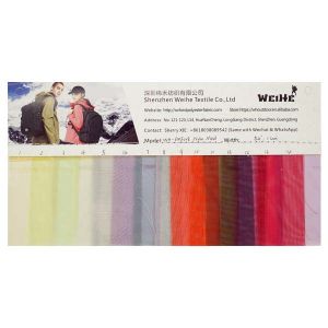 Durable 100% Nylon Polyester Mesh Fabric Micropore Light Weight