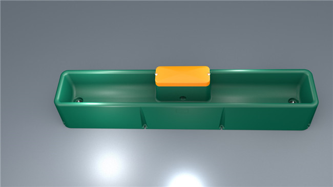 Goat Sheep Antifrost 2.8m Cattle Water Drinkers Plastic Cattle Trough