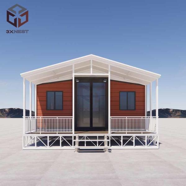 Quality Insulated Collapsible Foldable 20ft Container House Steel Structure for sale