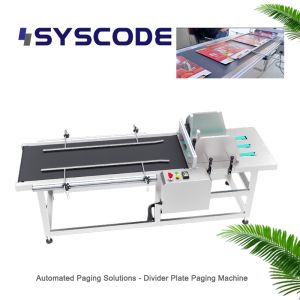 Divider Plate Paging Machine Customized Automatic Paper Feeder Frequency Control
