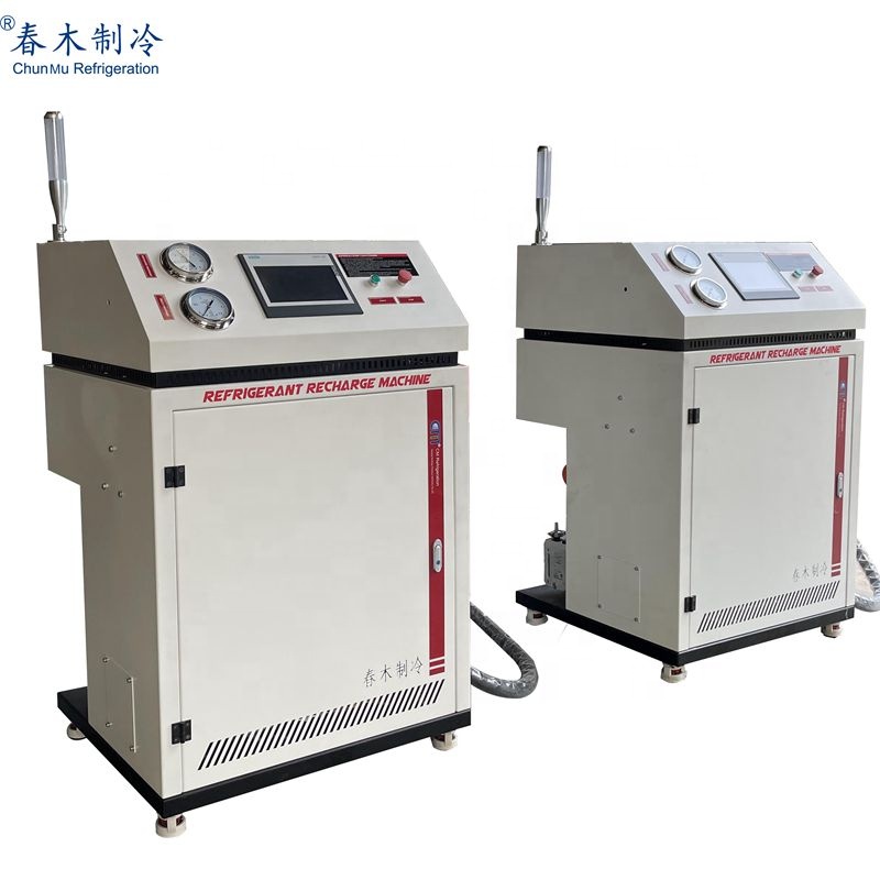 CM8600 R600a R290 R32 Flammable Refrigerant Filling Machine Single System Charging Station For Heat Pump