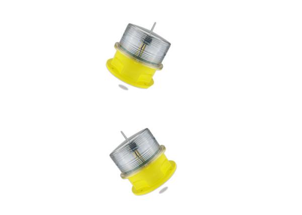 Medium Intensity Led Aircraft Lights , High Pole Aircraft Warning Lights On