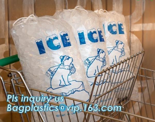High quality packaging pouch LDPE ice cube plastic bag, Manufacturer plastic