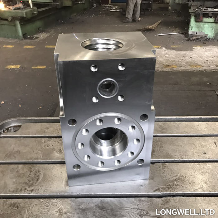 AH100101050100 Triplex Mud Pump Fluid End Module AH33001-05.01A.00 Mud Pump Parts