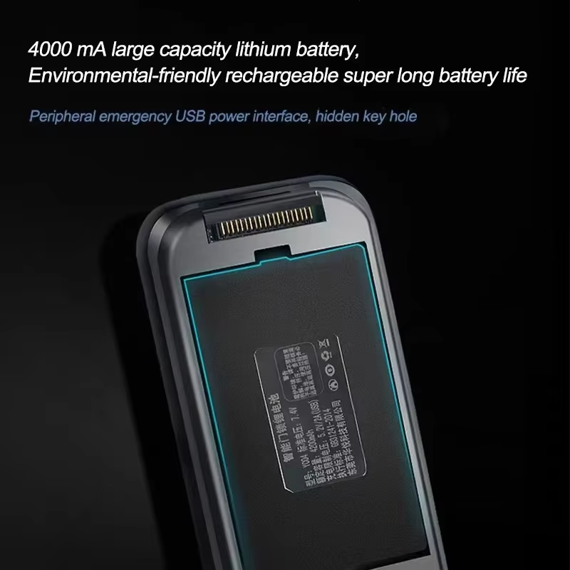 S924Max Smart Home Wifi Lock with Fingerprint Card Code Key Multi-unlock Way for Home
