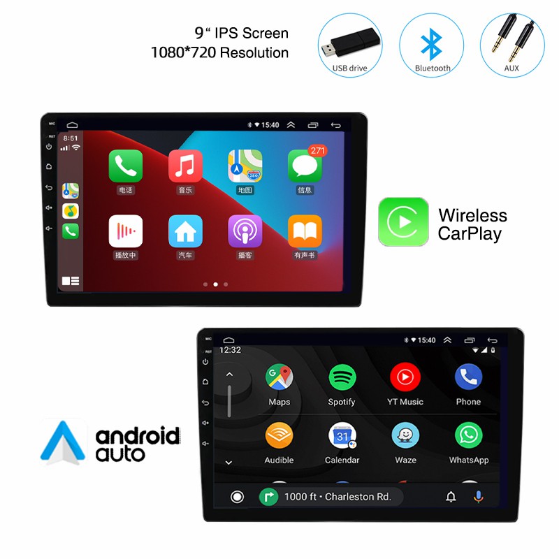 7/9/10 inch Android Multimedia Player GPS WIFI Bluetooth Player Car DVD Auto Radio GPS Map Player