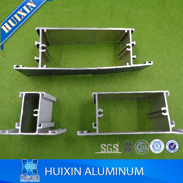 Over 20 Years Lifespan Anodized Silver Aluminum Curtain Wall Profiles
