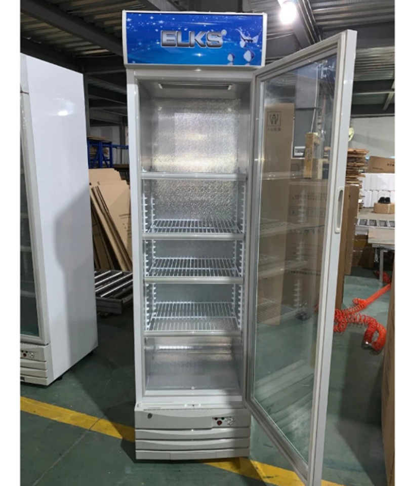 1980L Drink Display Refrigerator For Supermarket Milk Glass Door fridge