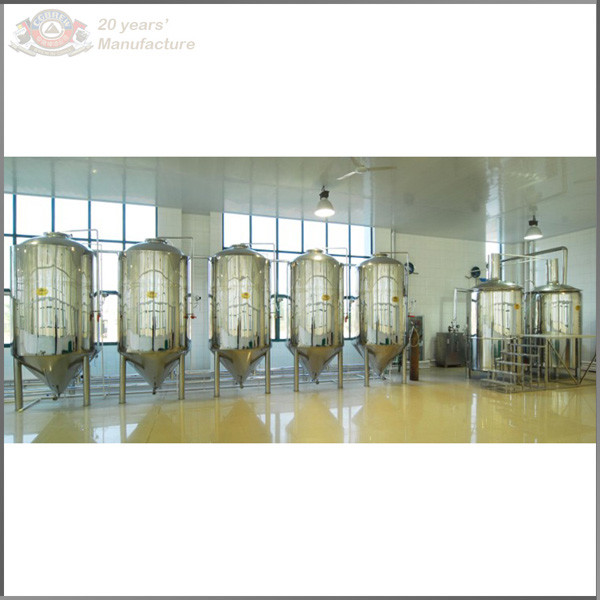 1000L automatic craft beer brewing machine for sale with three vessels brewhouse tanks
