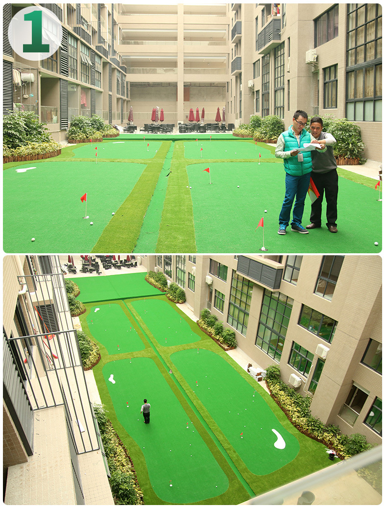 1.5m Golf Putting Green Turf Roll 40mm Portable Putting Green For Backyard