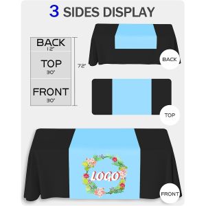 Custom Table Runner With Business Logo, Image Or Text Personalized Table Runner