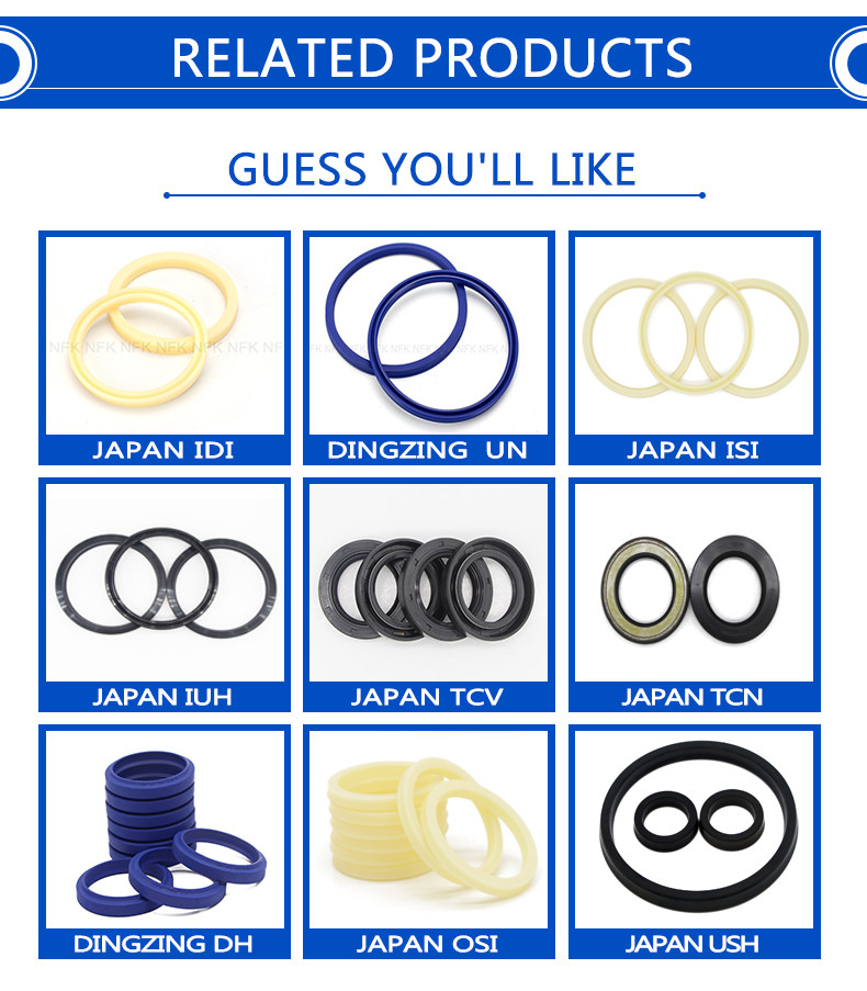 ODI Model Material High Pressure Rubber Ring Piston Seal OSI Oil Seal Hydraulic Seals