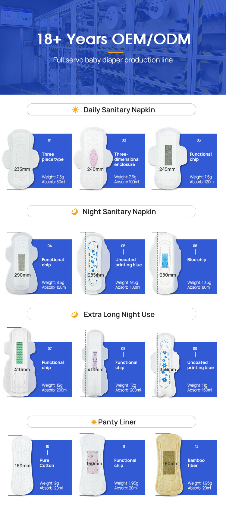 Free Sample magic tape Disposable Baby Diaper Nappy