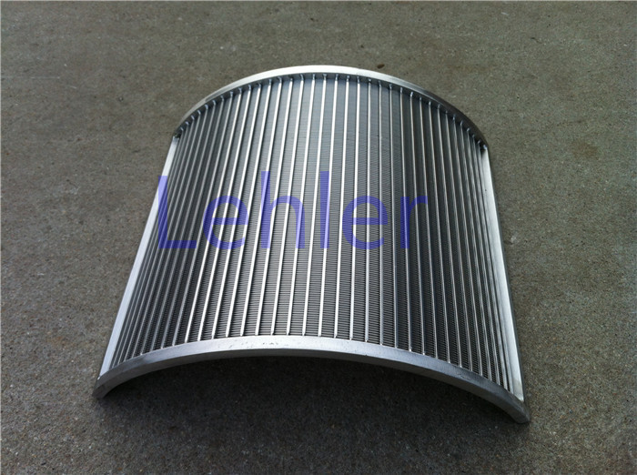 Industrial Wedge Wire Sieve Filters , Stainless Steel Sieve Mesh Framed
