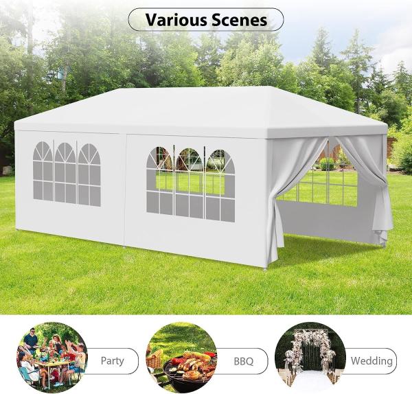 Outdoor Wedding Party Tent Camping Shelter Gazebo Canopy Removable Sidewalls