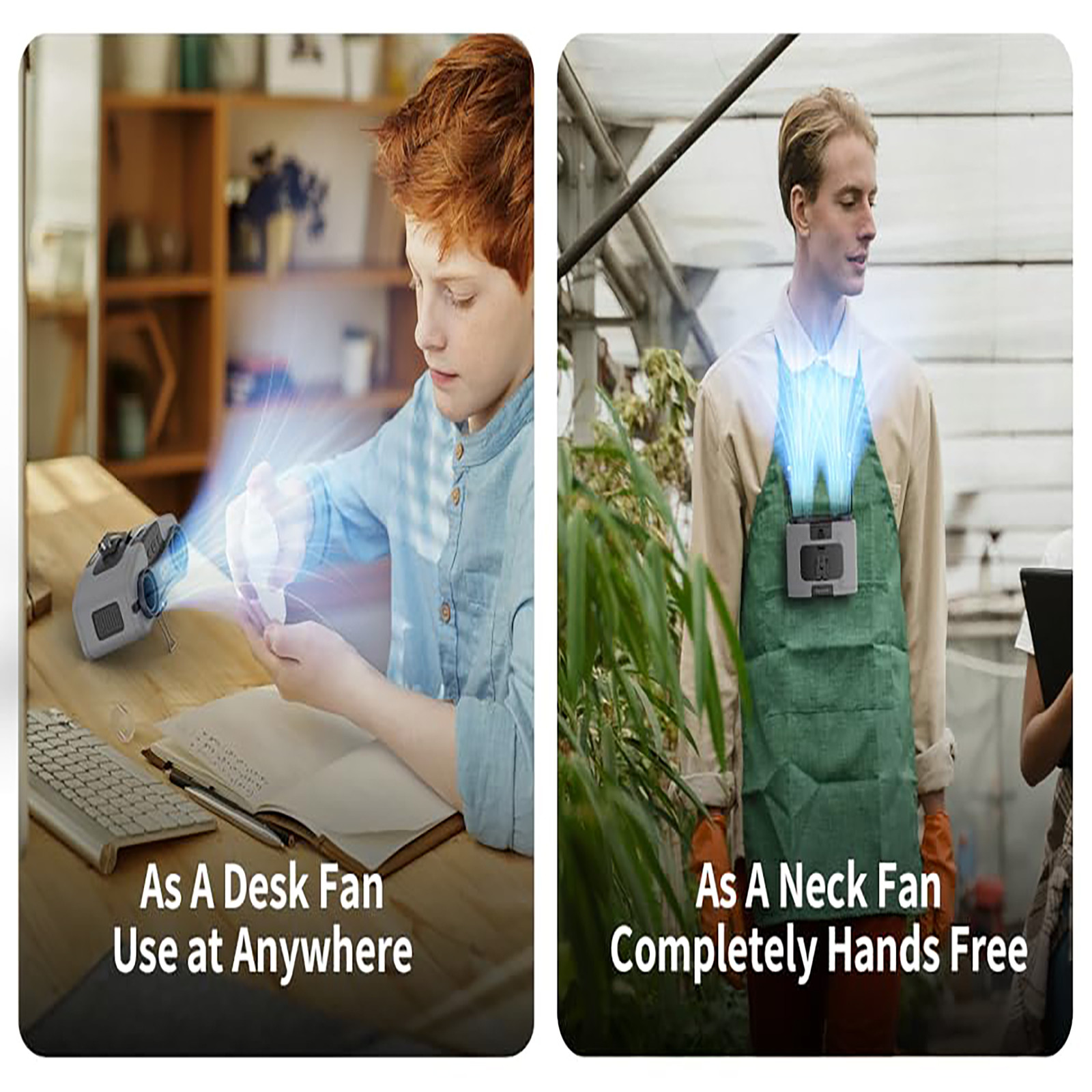 Socool Fan 20000mAh Mini Rechargeable Portable Emergency Power Clip Waist Fan Type-c Super Wind Super Quiet Table Fan